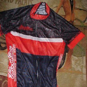 Lairschdan Bicycle Bike Wear Southern Tigers Cycling Jersey Size Adult Lg NEW
